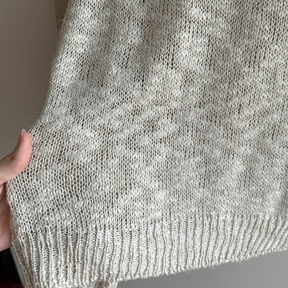 Wet Seal Open Front Long Knit Cardigan, Tan, Size Medium - Picture 16 of 16